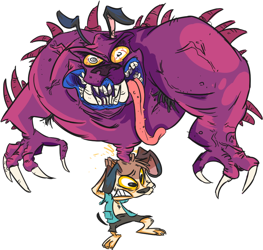 Peter Puppy By Edyouassbaka-d58q8d6 - Dog From Earthworm Jim (929x879), Png Download