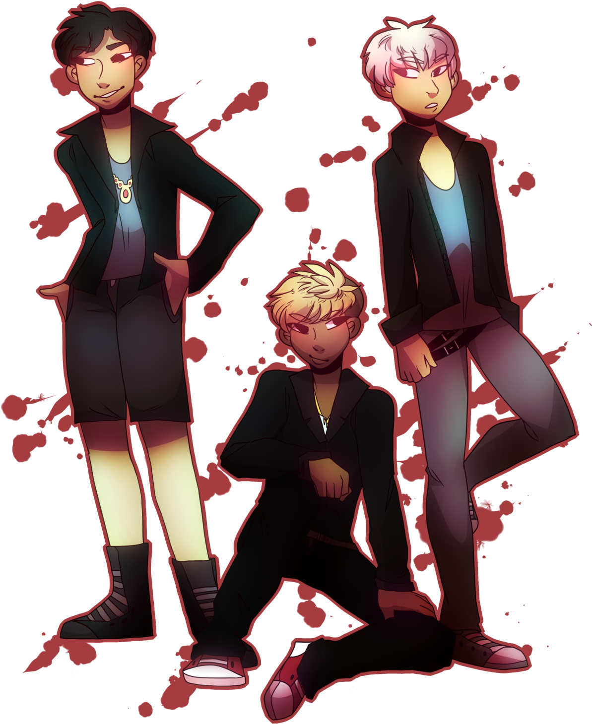 Line By Squizxy On Deviantart - Rapper Line Bts Fanart (1280x1493), Png Download