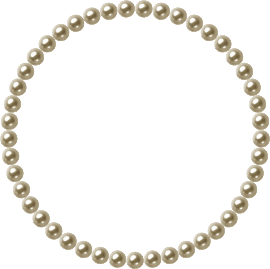 Clip Art - Circle Pearl Frame (900x899), Png Download