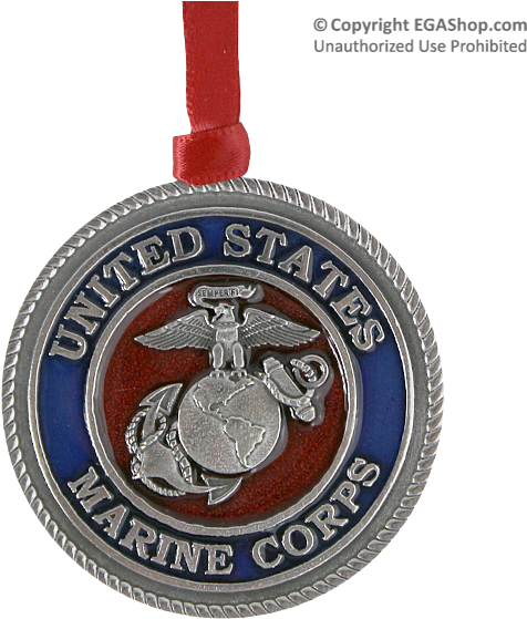 Marines Red & Blue Belt Buckle (600x600), Png Download