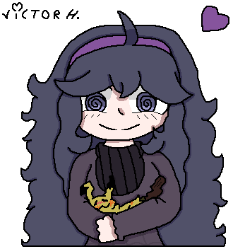 Hex Maniac With A Mimikyu - Mimikyu (350x380), Png Download