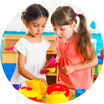 Kid Playing Cups - Daycare: The Comprehensive Beginner's Guide (356x356), Png Download