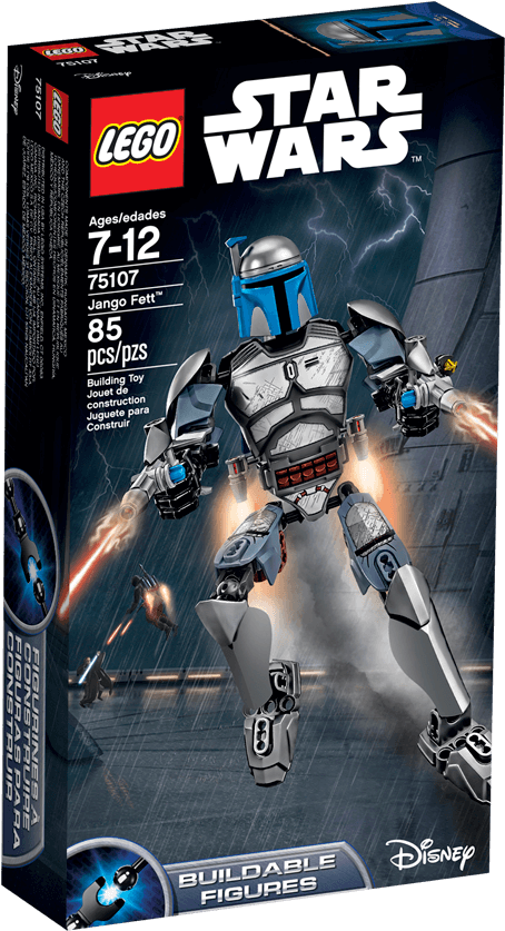 Jango Fett - Lego Star Wars 75107 Jango Fett (1488x837), Png Download