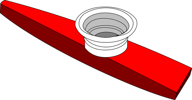 Carols And Kazoos - Animated Kazoo (650x340), Png Download