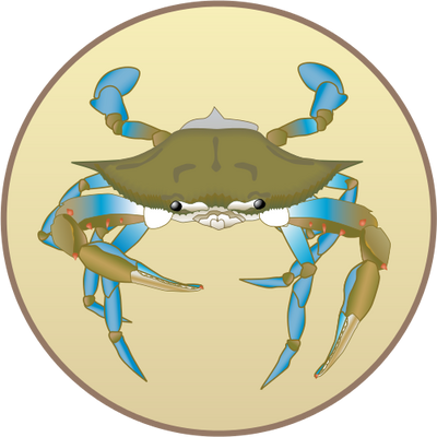 Ian Symbol Blue Crab Management - Clip Art (400x400), Png Download