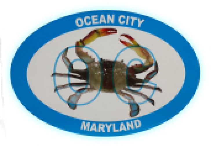 Oc Blue Crab Decal - Manpower (728x507), Png Download