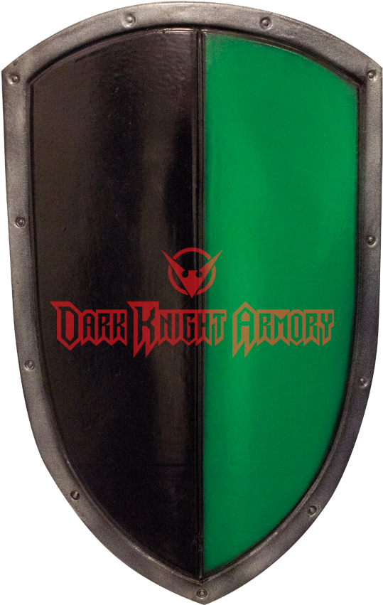 Ready For Battle Larp Green And Black Kite Shield - Green And Black Shield (850x850), Png Download