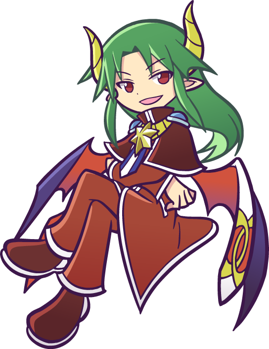 Satan - Dark Prince Puyo Puyo (544x705), Png Download