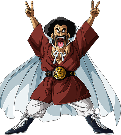 Hercule Satan Dumb Face Png - Dragon Ball Dokkan Battle Hercule (426x568), Png Download