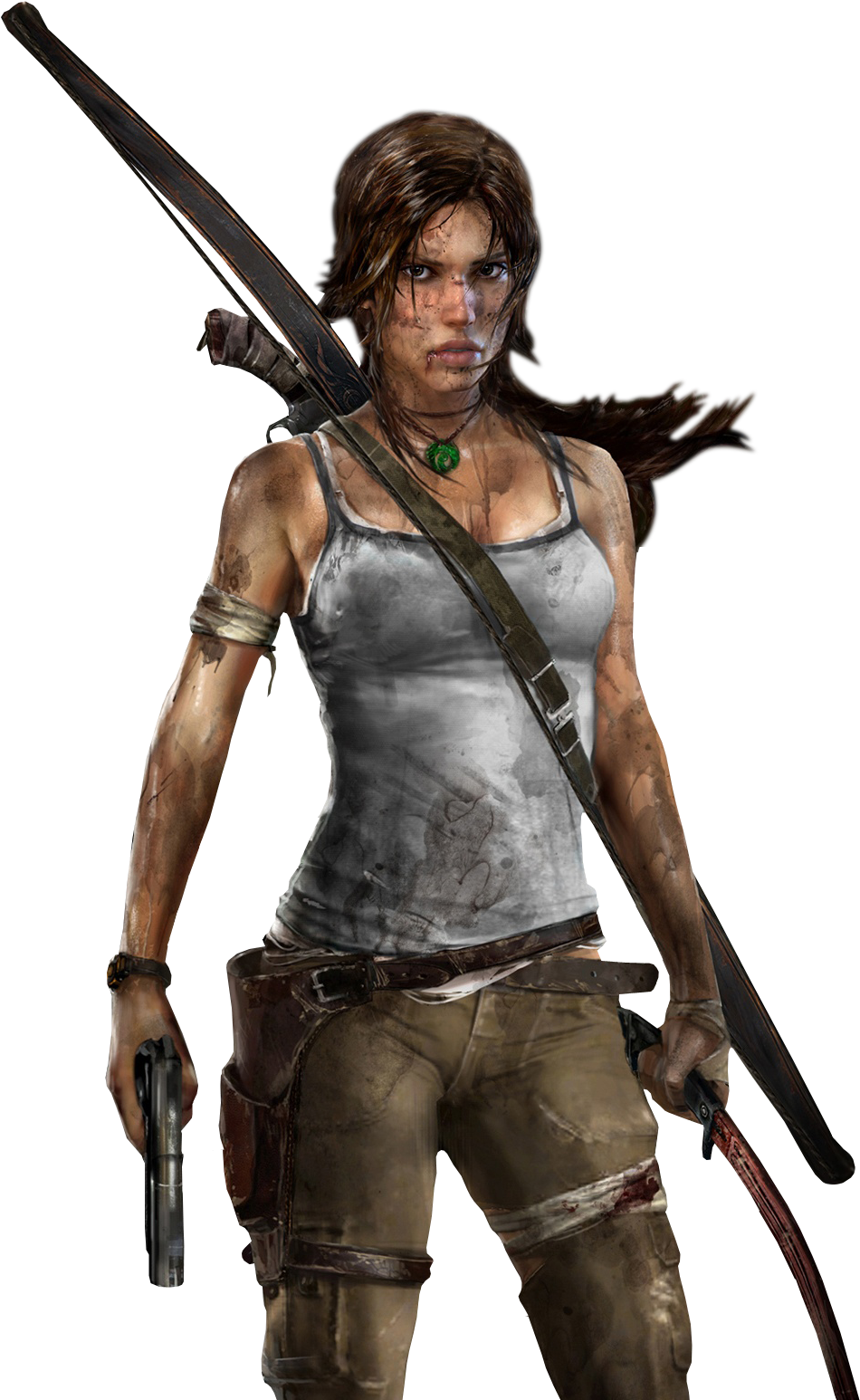 Lara Croft - Tomb Raider Main Character (1100x1545), Png Download
