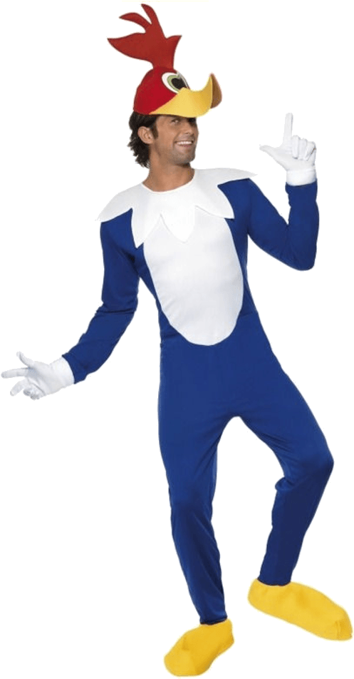Official Woody Woodpecker Costume - Woody The Woodpecker Costume (500x793), Png Download