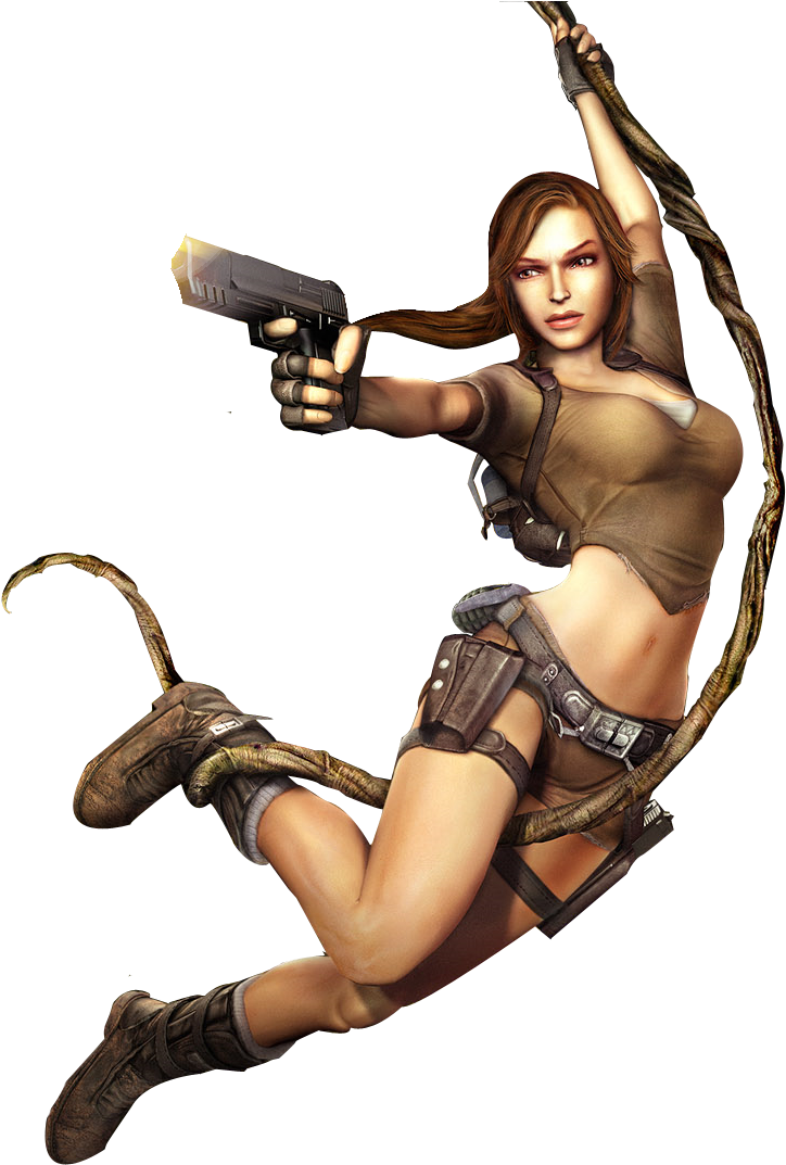 Lara Croft - Tomb Raider Anniversary (927x1128), Png Download