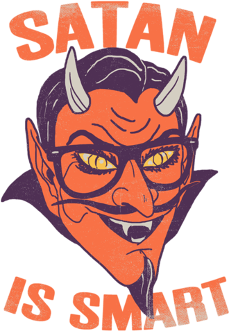 Satan Is Smart - Tolstoy Shirt (571x495), Png Download