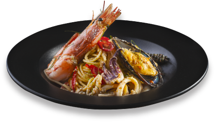 Spaghetti Seafood Kee Mao - Fettuccine (450x450), Png Download