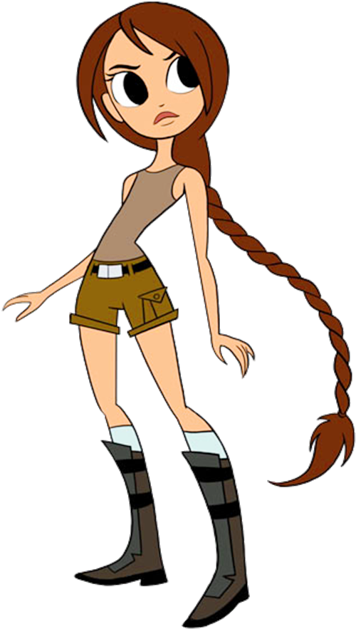 Lara Croft - Tomb Raider Cartoon (509x892), Png Download