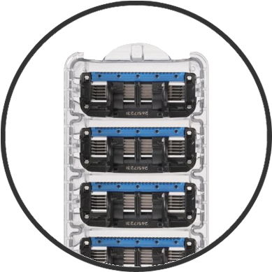 4 Alpha Razor Cartridges - Jpeg (417x417), Png Download