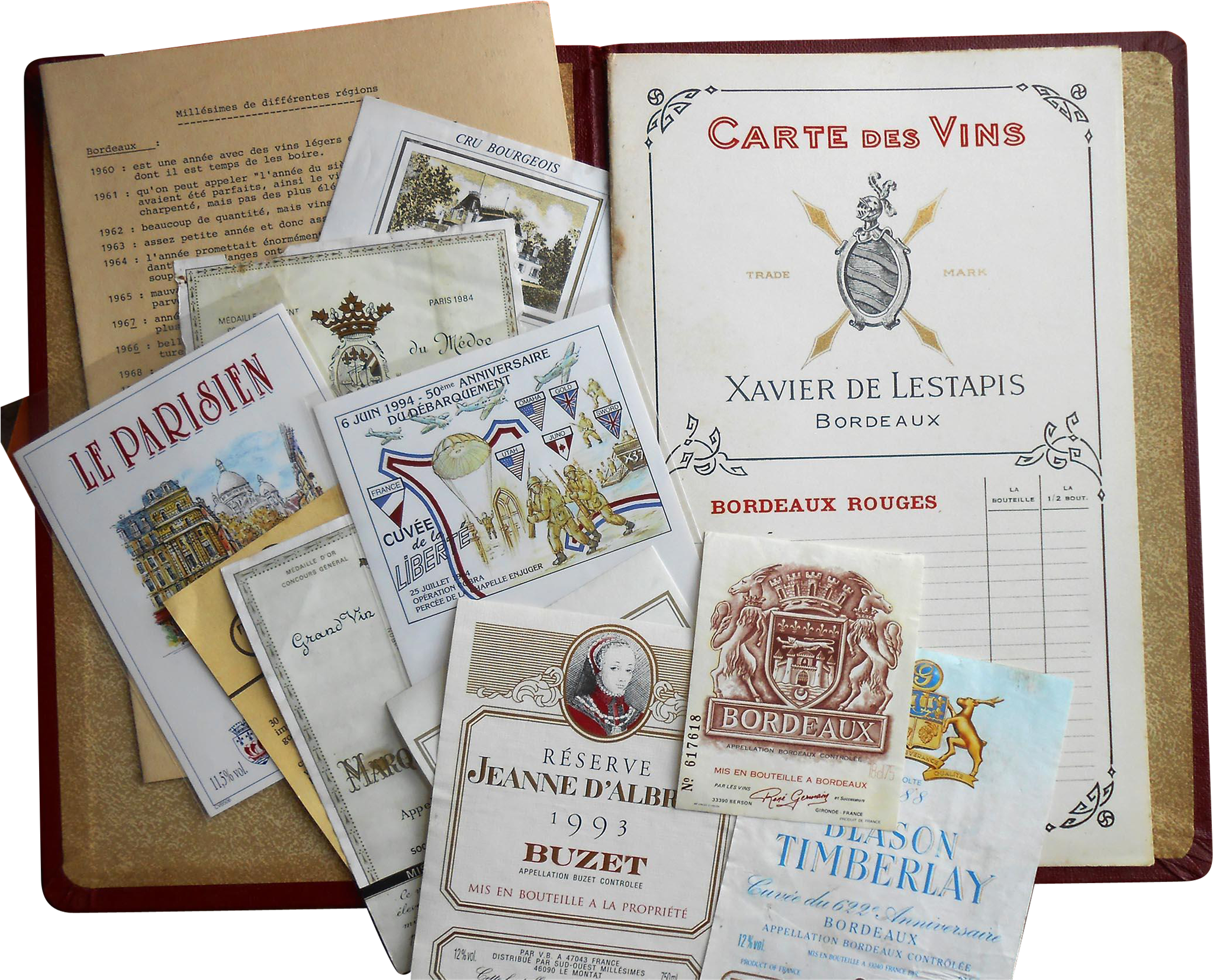 Bordeaux - Wine List (2048x2048), Png Download