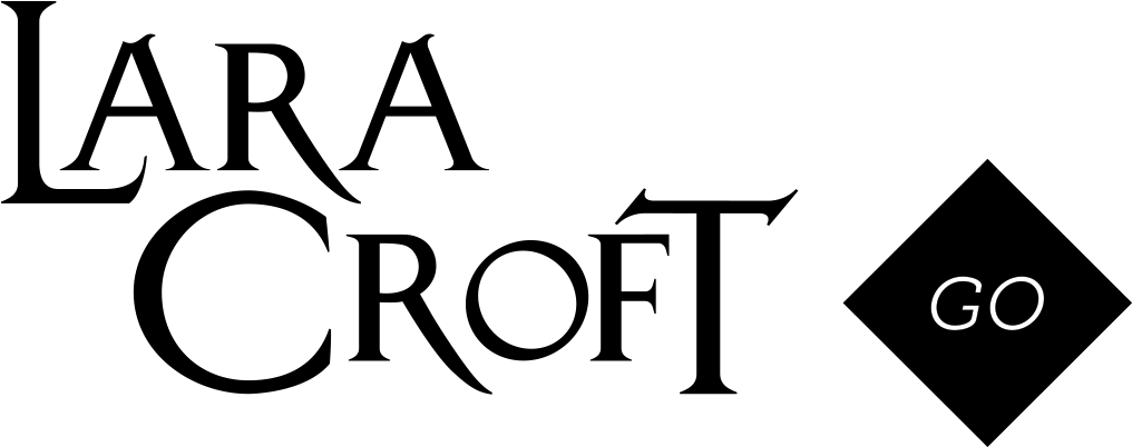 Lara Croft Go - Lara Croft Go Logo (1146x453), Png Download