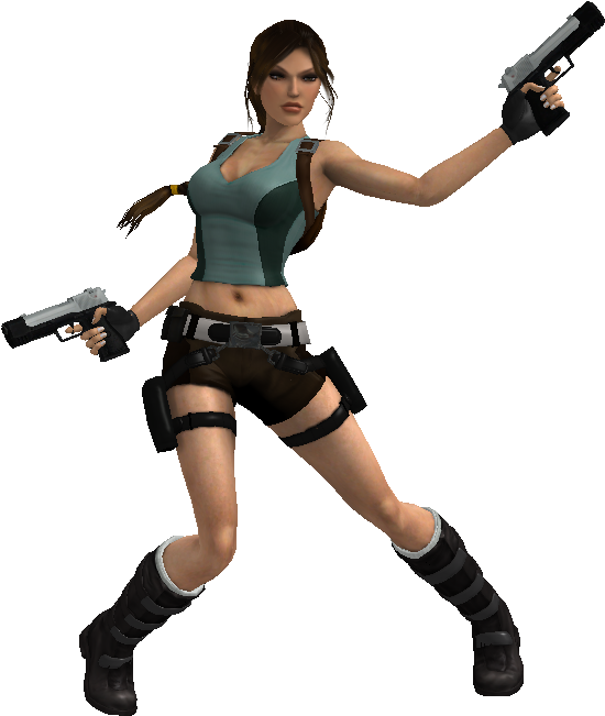 Collection Of Poses For Xnalara [archive] - Assault Rifle (677x706), Png Download