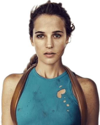 Alicia Vikander In Tomb Raider Png - Alicia Vikander Tomb Raider 4k (760x425), Png Download