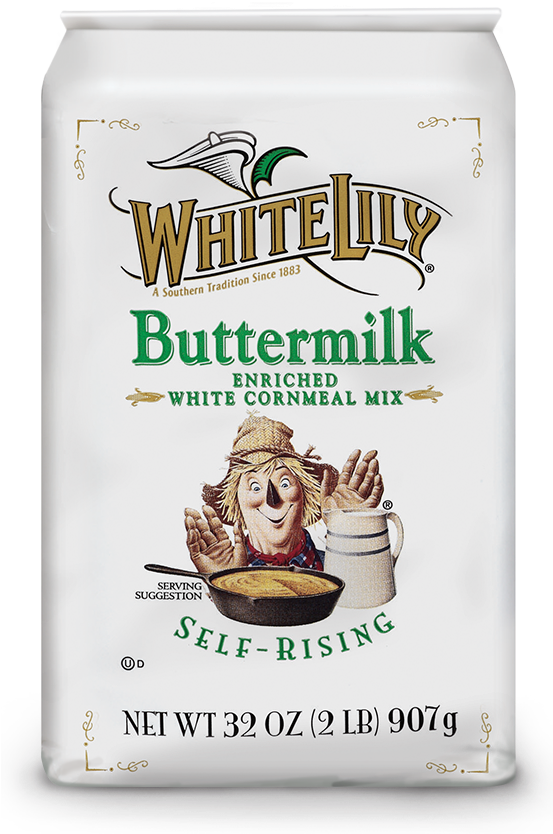 Enriched Self-rising Buttermilk White Cornmeal Mix - White Lily Buttermilk Cornmeal (610x904), Png Download