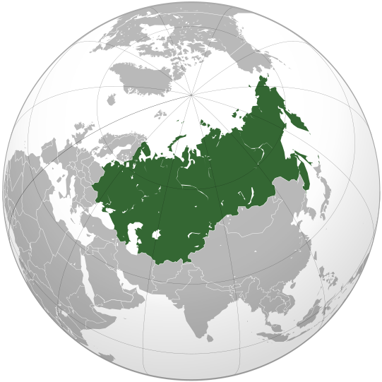 Map Of The Soviet Union - Russia Belarus And Ukraine (541x541), Png Download