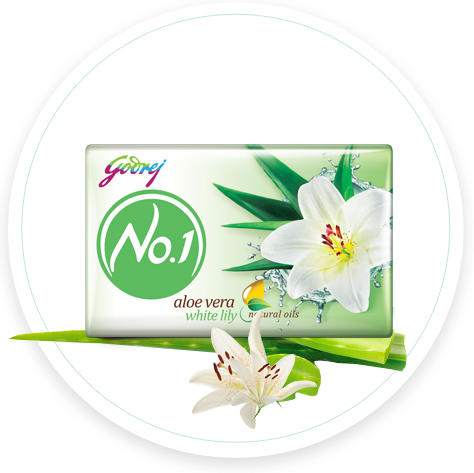Godrej Aloe Vera And White Lily - Godrej No 1 Soap (474x473), Png Download
