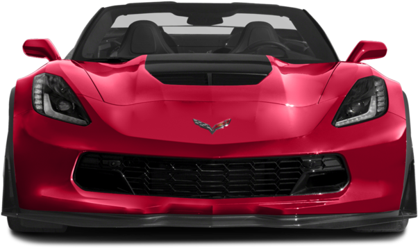 Chevrolet Corvette Convertible - Chevrolet Corvette 2018 Front (640x480), Png Download