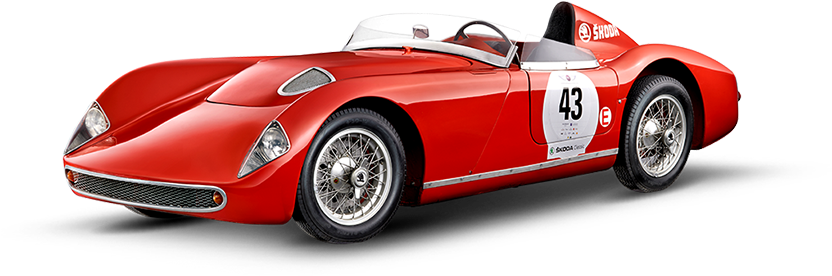 Clipart Cars Present - Skoda 1100 Ohc Spider (900x786), Png Download