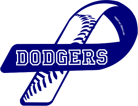 Dodgers - Material - - Strike Out Als (455x350), Png Download