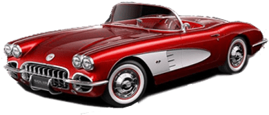 Oldtimer Corvette - Classic Corvette Clip Art (400x400), Png Download