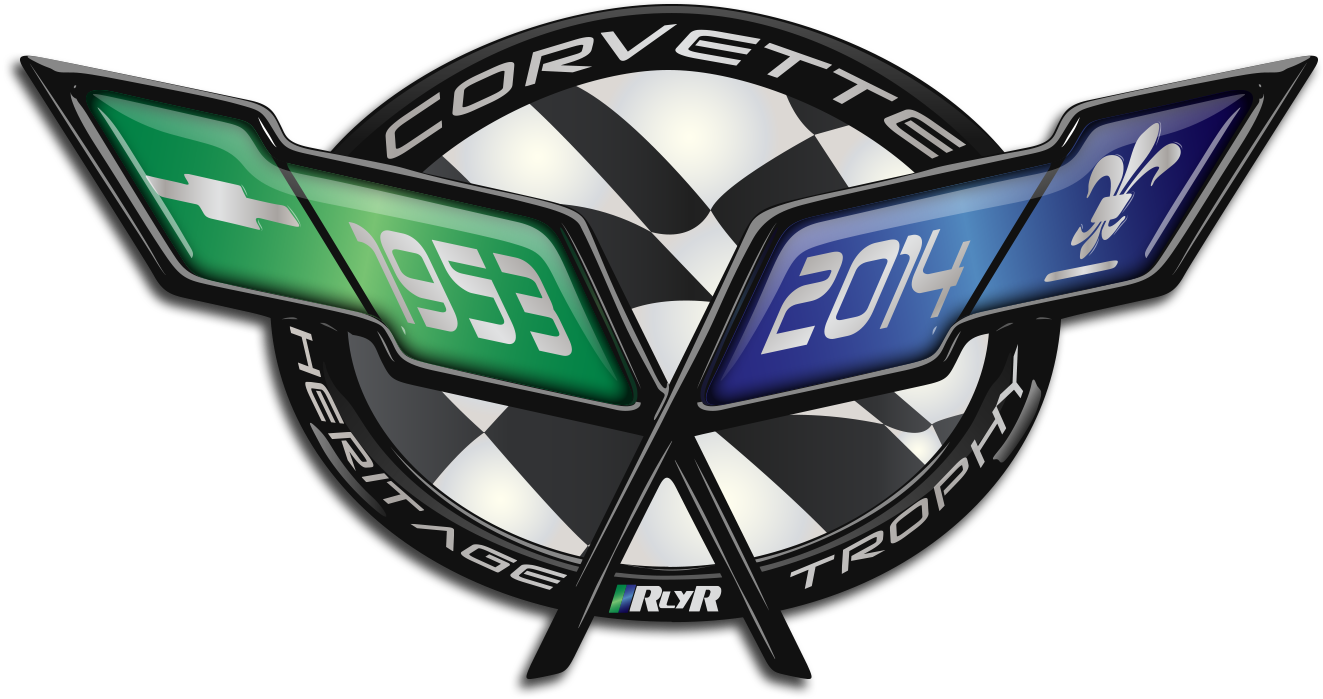 Chevrolet Corvette Heritage Trophy Series Logo - Chevrolet Corvette (1323x699), Png Download