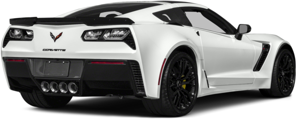 New 2019 Chevrolet Corvette Z06 - 2019 Corvette Z06 White (640x480), Png Download
