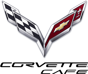 Corvette Cafe - 2017 Corvette Stingray Logo (638x480), Png Download