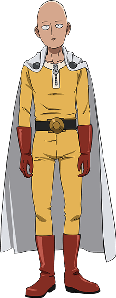 Saitama - One Punch Man Look (251x623), Png Download