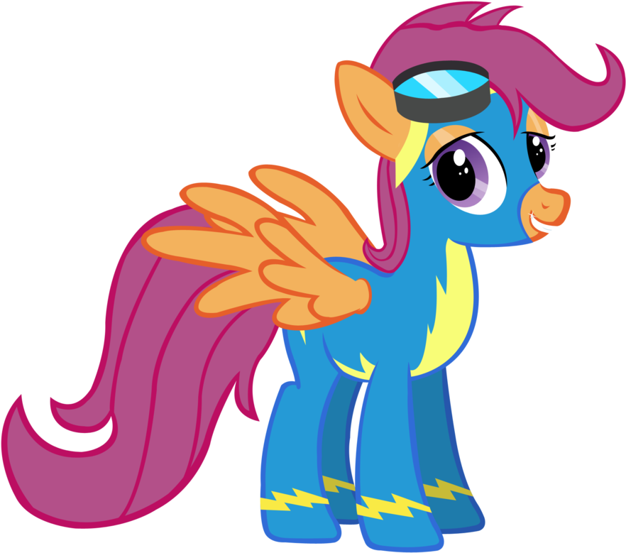 Scootaloo As A Wonderbolt - Scootaloo (906x881), Png Download