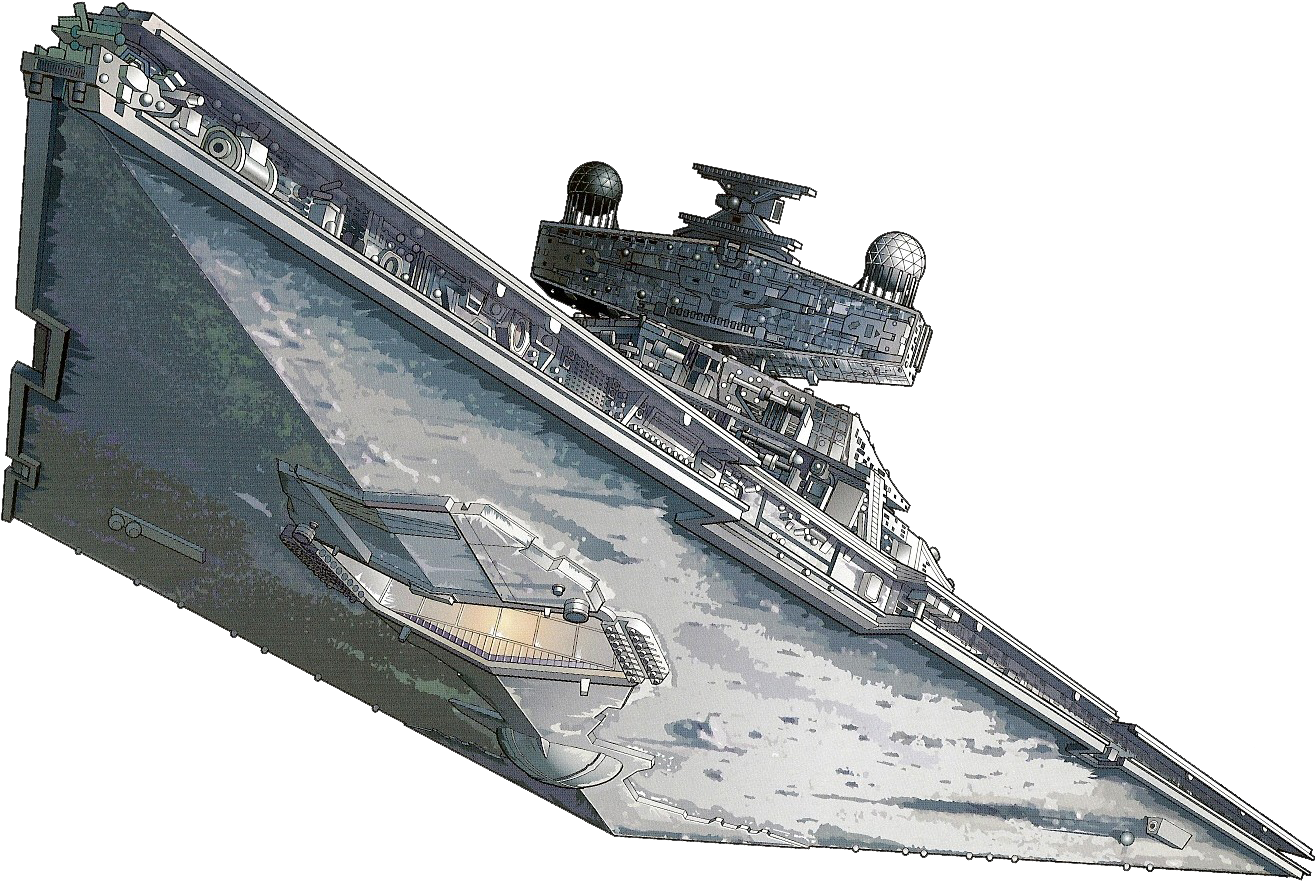 Imperial I-class Star Destroyer - Звездный Разрушитель Имперский 1 (1360x920), Png Download