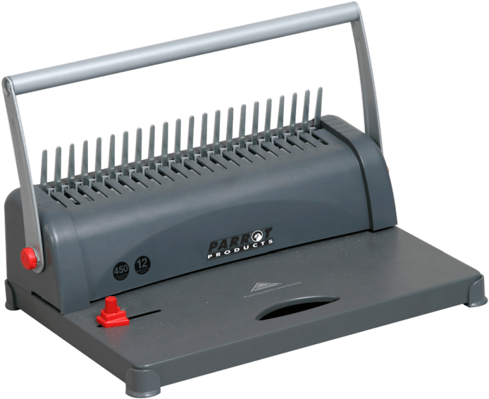 Parrot Products Parrot 450 Sheet Comb Binder Machine (790x600), Png Download
