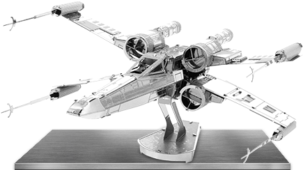 Picture Of Star Wars - Metal Earth Sw X-wing Metal Model (440x440), Png Download
