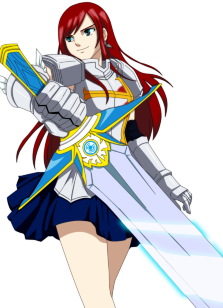 Erza Scarlet Render By Ramix93-d4w571c - Fairy Tail Erza Scarlet Render (762x1049), Png Download
