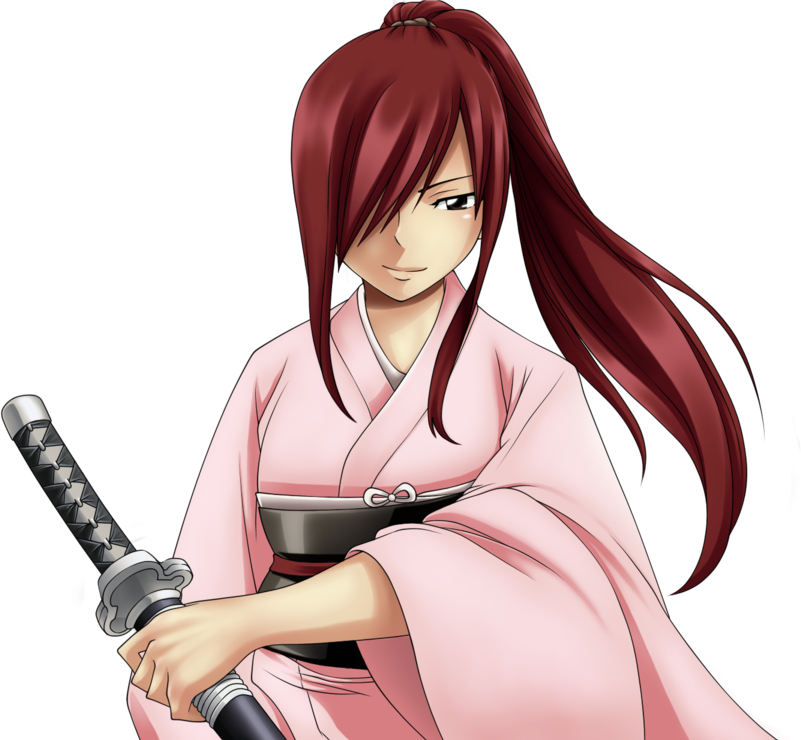 Erzascarlet Erza Fairytail Animegirl Freetoedit - Anime Erza Scarlet (801x740), Png Download