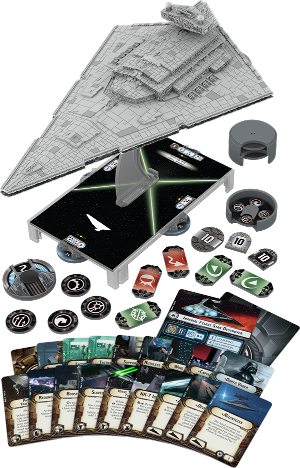 Armada Huge Ship - Star Wars Armada Imperial Class Star Destroyer (600x937), Png Download
