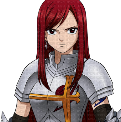 Erza Scarlet Fairy Tail <3 - Ersa From Fairy Tale (400x388), Png Download