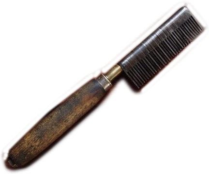 Pressing Natural Hair With A Hot Com - Mark Iii Knife (700x453), Png Download