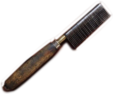 Download Pressing Natural Hair With A Hot Com Mark Iii Knife Png