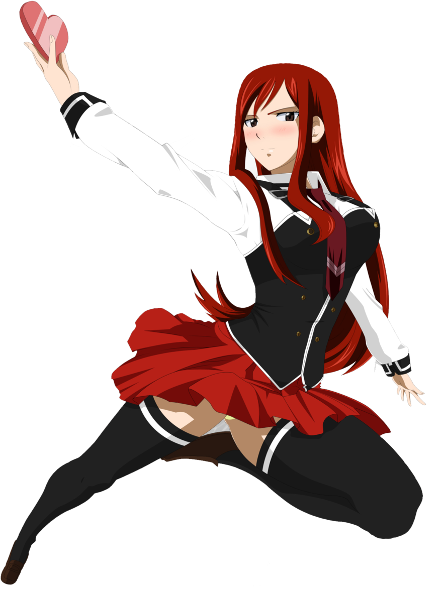 Erza Scarlet Without Background By Ryanr08 On Deviantart - Erza Scarlet No Background (900x1227), Png Download