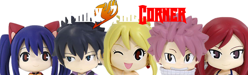 Fairy Tail Corner - Fairy Tail Chibi Toy (820x250), Png Download