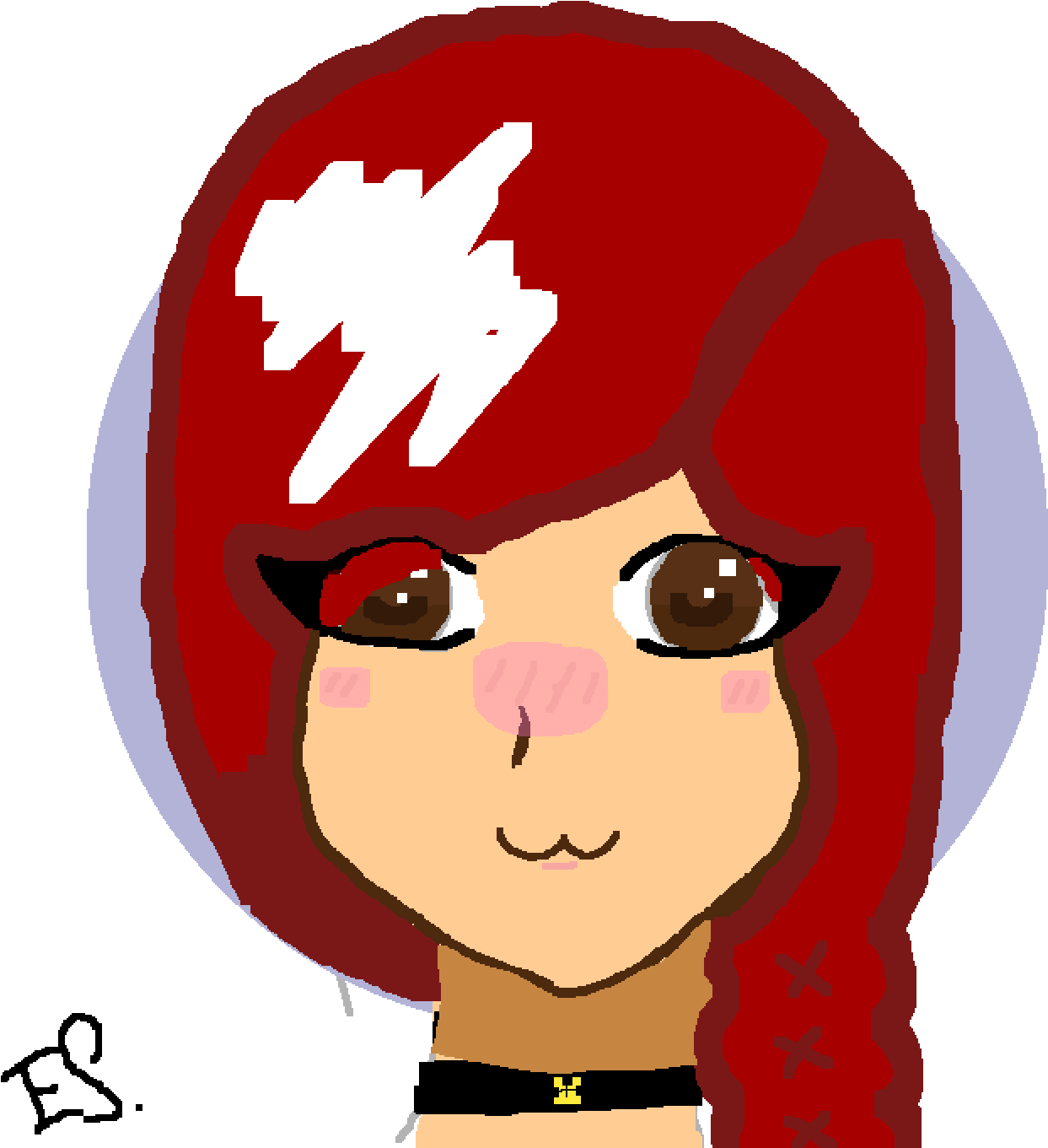 Oc - Erzascarlet - Cartoon (1400x1400), Png Download
