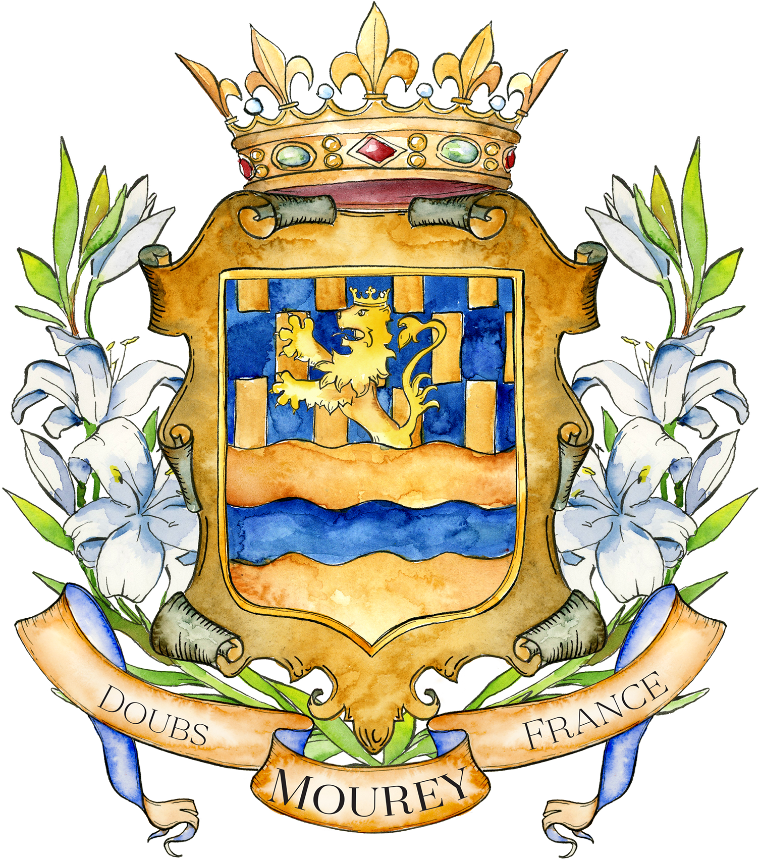 This 20" X 20" Print Was Created From My Watercolors - Illustration (1920x2400), Png Download