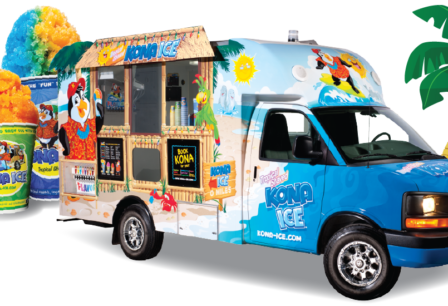 Kona Ice Shaved Ice Truck And Ice Cream - Kona Ice (448x306), Png Download